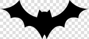 Bat leaf symmetry   Silhouette Bats Clipart  HD Png Download