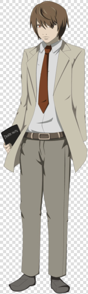 Light Yagami By Narutolover6219 On Deviantart   Light Death Note Full Body  HD Png Download