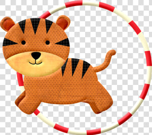 Tiger  Jumping  Jump  Cat  Circus  Playful  Cute   Stuffed Toy  HD Png Download