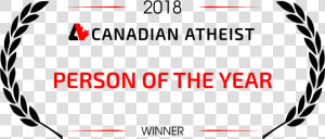  2018 Canadian Atheist Person Of The Year Winner Award    Keep Calm Merry Christmas And Happy New Year  HD Png Download