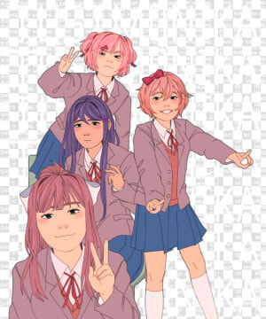 Luxjii Doki Doki Literature Club   Doki Doki Literature Club  HD Png Download