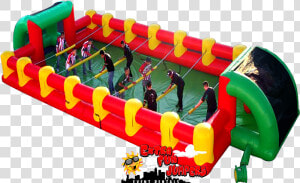 Human Foosball Inflatable  HD Png Download