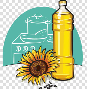 Fat Clipart Sunflower Oil   Oil Clip Art  HD Png Download