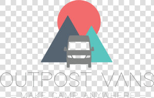 Outpost Vans  Camper Van Rental  Rv  Sprinter Camper   Graphic Design  HD Png Download