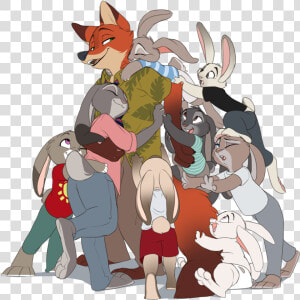 Nick Wilde Zootopiawelcomesyou   Judy X Nick Fanart  HD Png Download