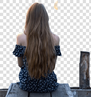 Love Text Png Girl Png   Sad Girl Back Png  Transparent Png