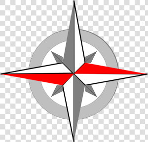 Red Grey Compass Final Svg Clip Arts   Descargar Rosa De Los Vientos  HD Png Download