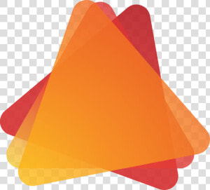 Yellow Red Round Triangle Shape Banner   Png Download   Banner Shapes Png  Transparent Png