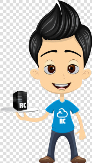 Dedicated Server Hosting Cartoon  HD Png Download