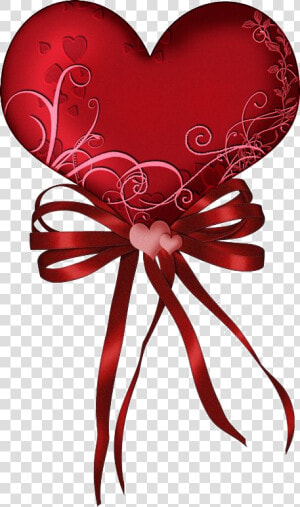 Tube Png Coeur Rouge  Transparent Png