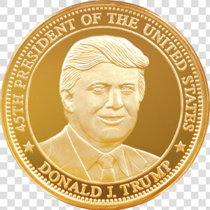 President Gold Freedom   Trump Gold Coin  HD Png Download