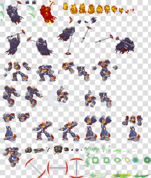 Megaman X4 Enemy Sprites  HD Png Download