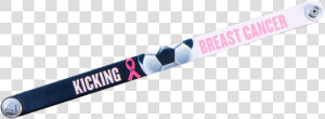 Kicking Breast Cancer Leather Bracelet   Monoski  HD Png Download