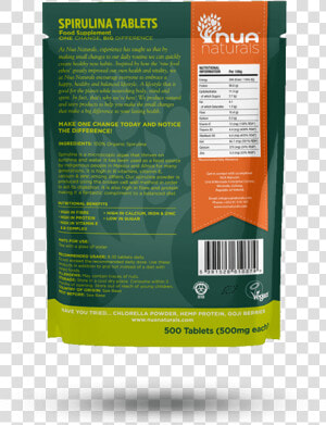 Spirulina Tablets   Brochure  HD Png Download