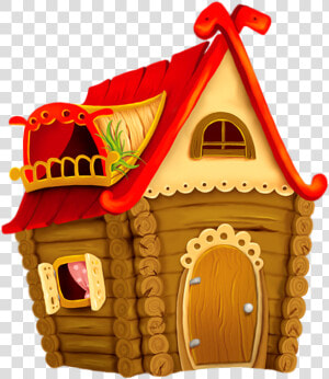 Download Fairytale Medieval House   Cartoon Of A Cute Wooden House  HD Png Download