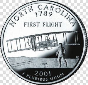 2001 Nc Proof   North Carolina State Quarter  HD Png Download