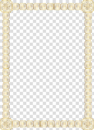 Cadre   Elegant Gold Page Border  HD Png Download