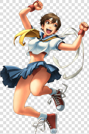 Street Fighter Sakura Png   Street Fighter Sakura Kasugano  Transparent Png