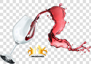 Vector Transparent Stock Wine Splash Png   Splashed Wine Glass Png  Png Download