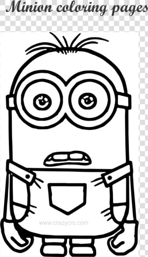 Minion Color Pages   Coloring Minion  HD Png Download