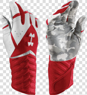 Ua Highlight Batting Gloves   Under Armour Outfield Gloves  HD Png Download