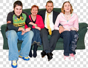 Picture Of A Family   Family With Learning Disabilities  HD Png Download