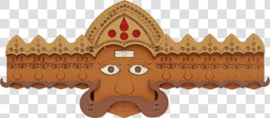 Ravan Png     Make Ravana Face With Paper  Transparent Png