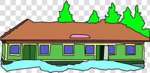 Building  School  Snow  Real Estate  House  Villa   School Building Clip Art  HD Png Download