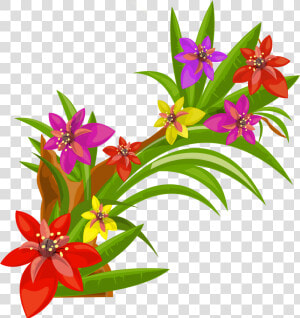 Exotic Flowers  Art Flowers  Flower Art  Flowers Decoration    Tropical Flower Flowers Clipart Png  Transparent Png