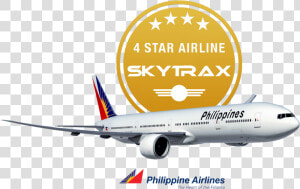 Philippine Airlines  The Heart Of The Filipino   Philippine Airlines 4 Star Skytrax  HD Png Download