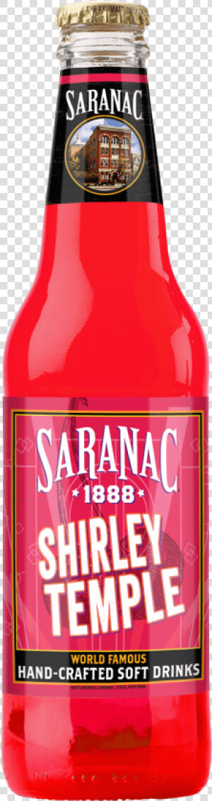 Saranac 1888 Shirley Temple Bottle   Saranac Sodas  HD Png Download