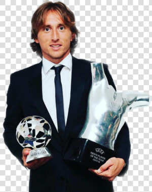  modric   Luka Modric Uefa Player Of The Year  HD Png Download