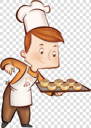 Cook Clipart Pastry Chef   Panadero Animado Png  Transparent Png