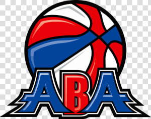 Transparent Usa Basketball Logo Png   Aba Basketball Aba Logo  Png Download