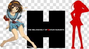 Melancholy Of Haruhi Suzumiya Characters Fan Art  HD Png Download