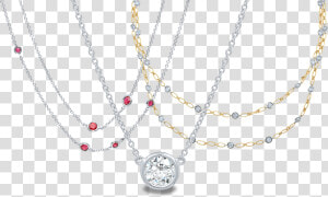 Women S Gold And Diamond Necklaces   Chain  HD Png Download