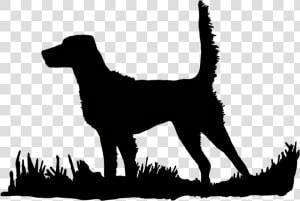 Dog Clipart Hunting English   Hunting Dog Silhouette  HD Png Download