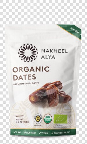 Khudri Mock Up Organic Ver 1   Packaging For Organic Chocolate Dates  HD Png Download