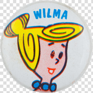 The Flintstones Wilma Entertainment Button Museum   Badge  HD Png Download