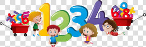 L École De Français   Children Numbers Clipart  HD Png Download