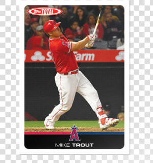 Transparent Mike Trout Png   Topps Total Baseball Cards 2019  Png Download