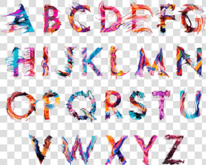 Typeface Letters Typography Colorful Png File Hd Clipart   Typography Abc  Transparent Png