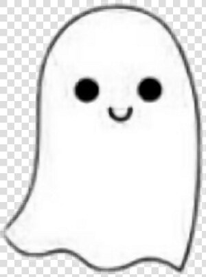  white  ghost  cute  kawaii  black  halloween  aesthetic   Cute Images Stickers Black And White  HD Png Download