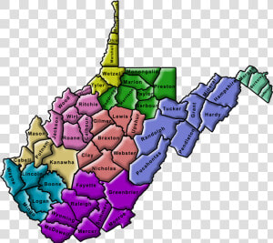 Wv Counties Tourist Regions  HD Png Download