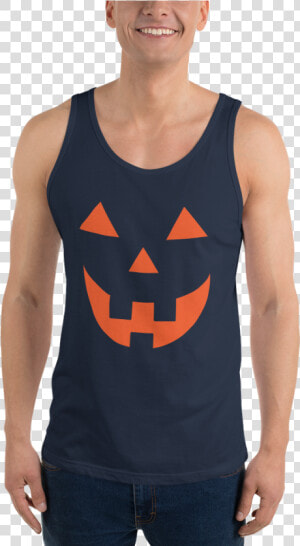 Transparent Pumpkin Face Png   Sleeveless Shirt  Png Download