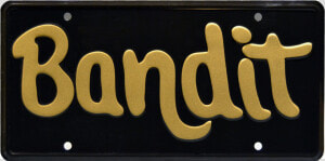 Bandit License Plate Png  Transparent Png