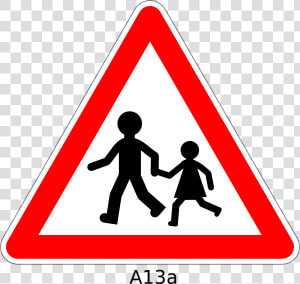 Traffic Sign School Ahead  HD Png Download