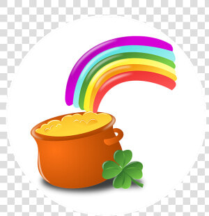 Irish Cross Dark Luck Of The Irish Pot Of Gold  HD Png Download