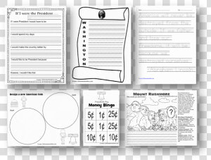 Presidents Day Worksheets For Kids   Mount Rushmore Coloring Page  HD Png Download