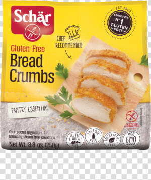 Schar Gluten Free Breadcrumbs Title Schar Gluten   Gluten Free Bread Crumbs  HD Png Download